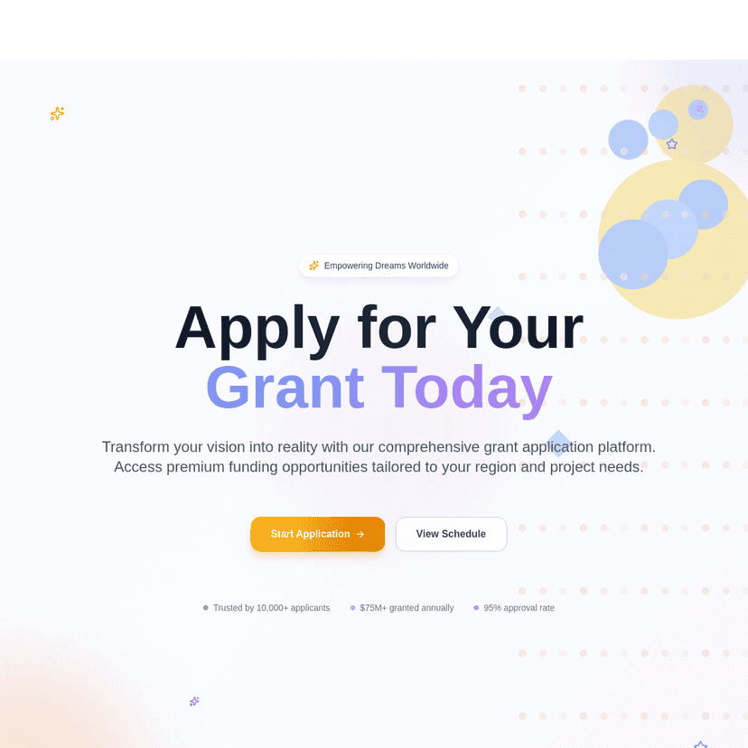 Impact Grant Solutions screenshot