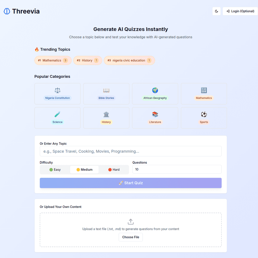 Threevia by Gigme screenshot