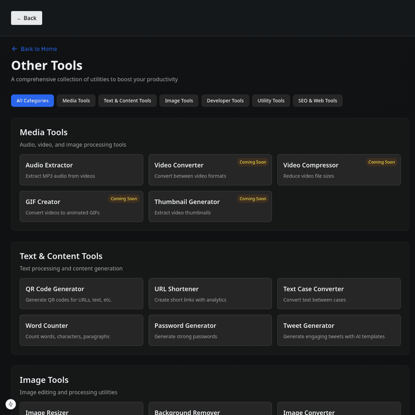 Tools by Gigme.space screenshot